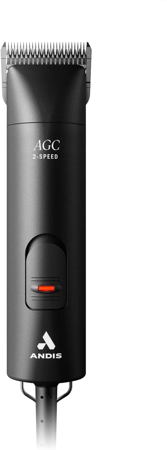 Andis 24675 UltraEdge 2-Speed Detachable Blade Clipper, 120V, Black | Runs cool & quiet, shatter-proof housing, for all coats & breeds, dog grooming clipper