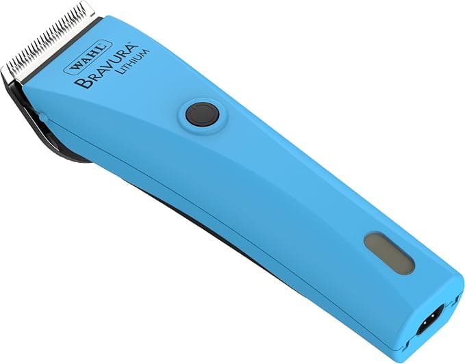 Wahl Professional Animal Bravura Lithium Ion Clipper, 41870-0438, Turquoise | Professional-Grade Pet Clippers for Grooming, 5-in-1 Fine Adjustable Blade, Perfect for Cats and Small to Medium-Sized Dogs